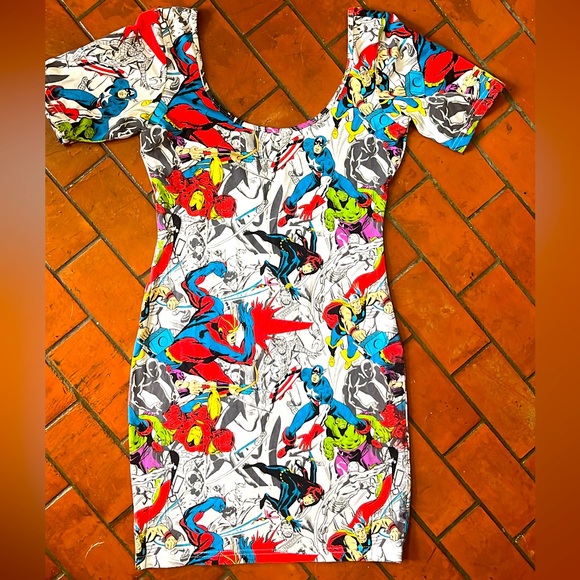 Marvel Dresses & Skirts - Marvel mini dress. Sz M, stretchy, cute